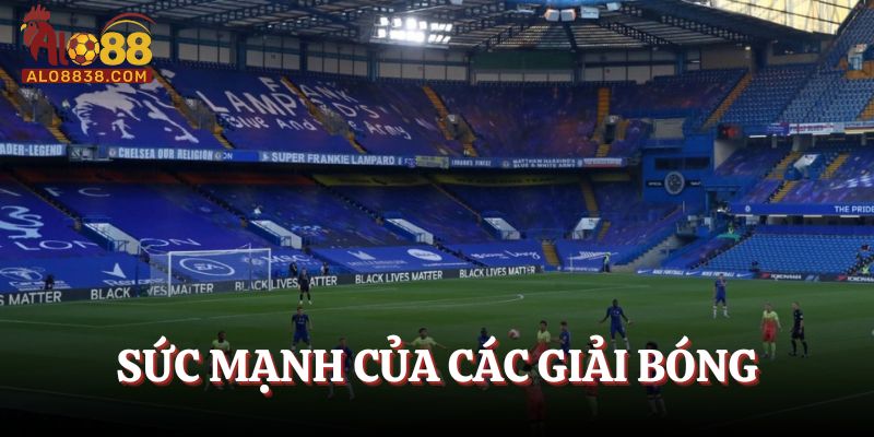 Sức mạnh của các giải bóng đá trên thế giới